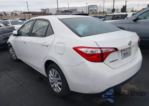 2016 Toyota Corolla Le из США, поврежденный, VIN 5YFBURHE9GP398987